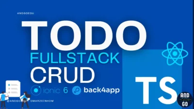 TO-DO List – CRUD Full Stack in Ionic Type Script React and Parse Back4app