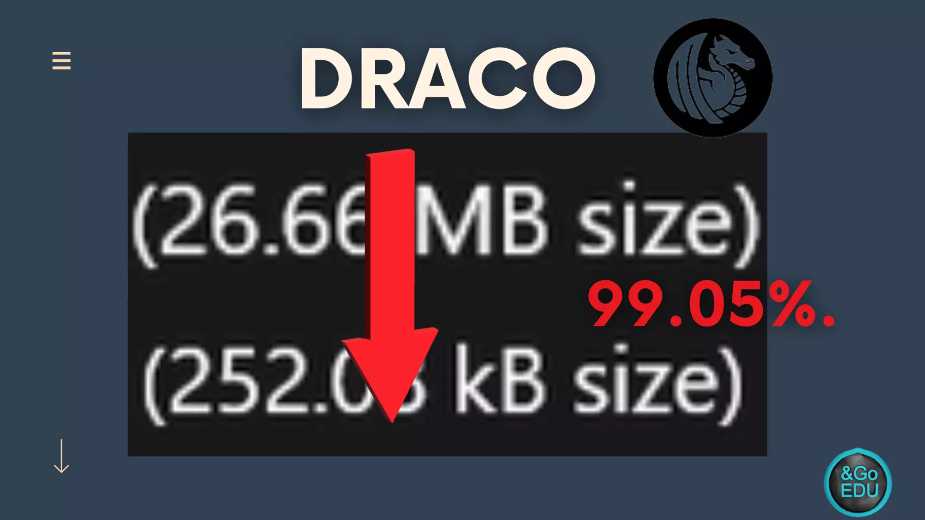 How to Compress 3D .glb File to Draco Compressed Format